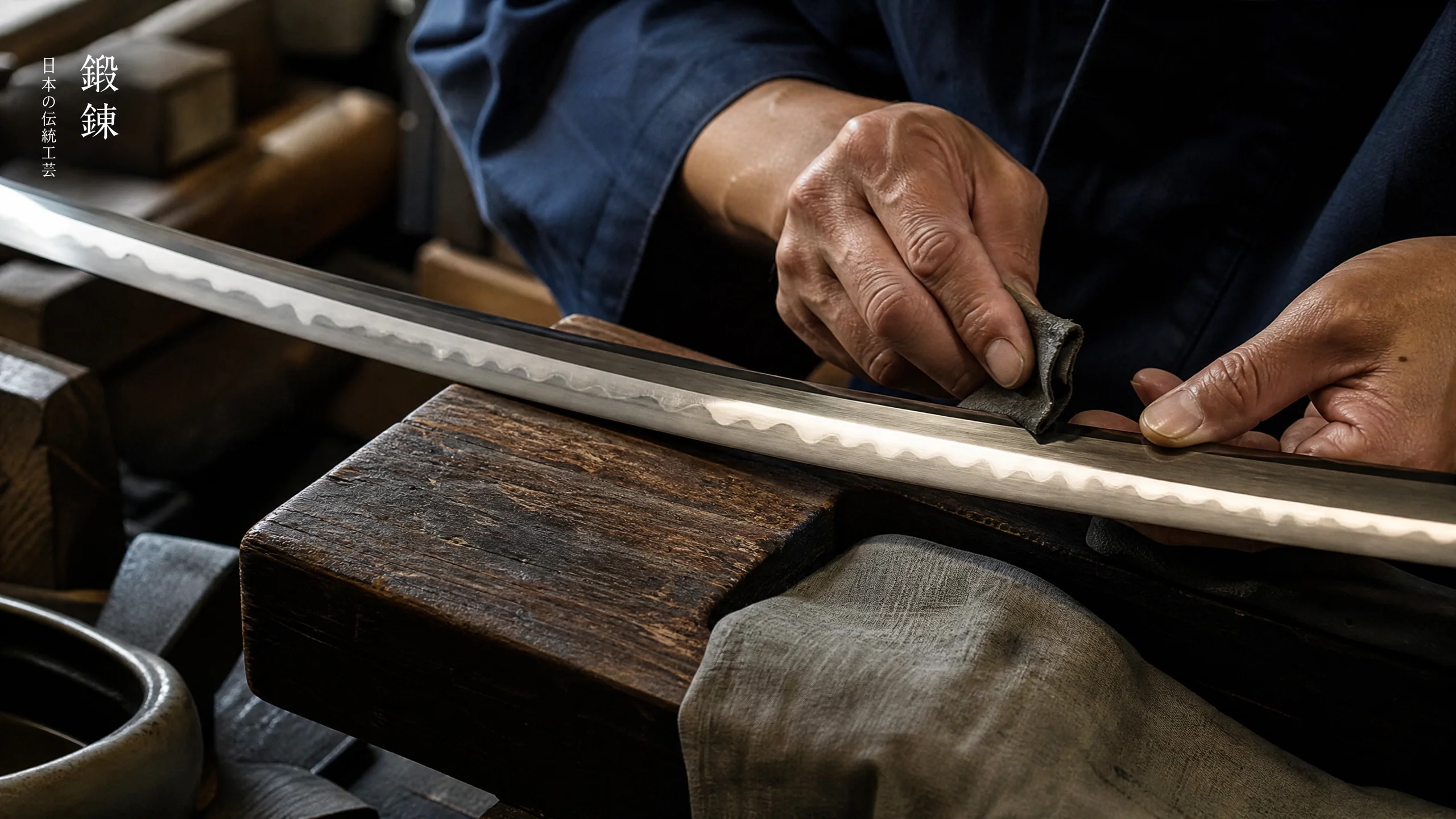 武具手‍工制作工艺特写